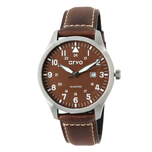 Arvo Rove Field Watch - Buckeye Brown