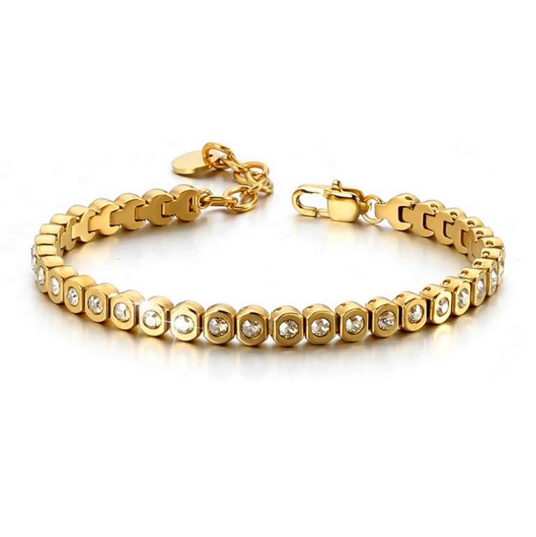 Arvo Tennis Bracelet - Gold