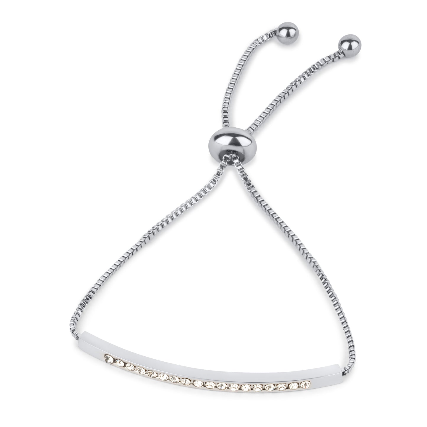 Arvo Clear Gem Bracelet - Stainless